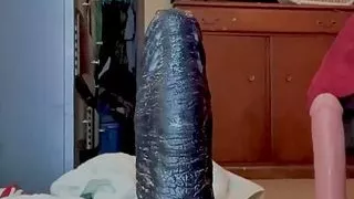 Naughty amateur wife riding