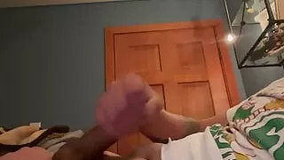 Uncut cock Huge CUMSHOT