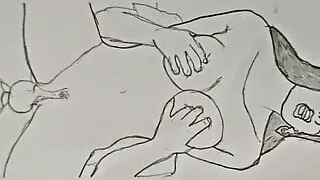 Sketch Drawing sadar ji ne meri ma ko choda mere samne