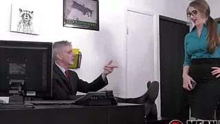 Classy lady Terra Mizu dominates submissive Richard Lennox