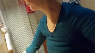 Beky drinks her own pee