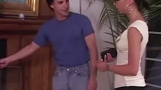 A Sexy Latina Chick Speaks No English but She Knows How to Suck That Pecker