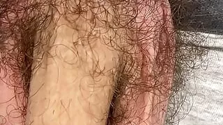 bouncing bushy cock n balls