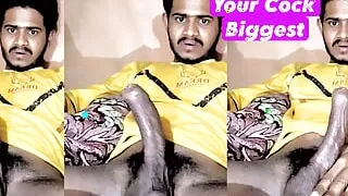 Sexy bihari boy flashing his big dick in public live stream ep5