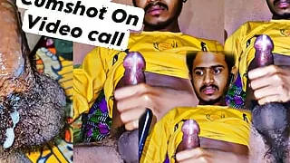 Horny Indian big cock cuming so thick, Indian big cock Cumshot