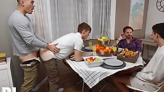 Horny Bottom Jake Preston Is Desperate For A Dick & Luckily His Friend Colton Reece Is There To Help - PAPI