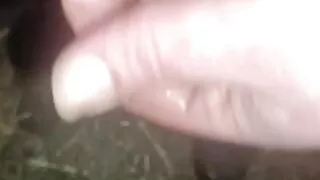 Solo fun on the straw floor