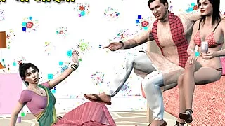 wedding spam or her by faking his wife is grand brother