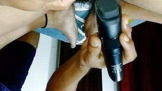 Devar triming bhabhi pussy hair part2