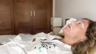 Sugarnadya Waxes the Nose of Her Sexy Friend Nataligreen