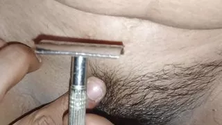 Shaving live Desi bhabhi hot
