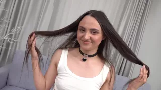 Krinzh Baby's first anal casting ATM Only anal Deep throat Face fucking Cream asshole Squirt Cum in Mouth EKS050 - PissVids