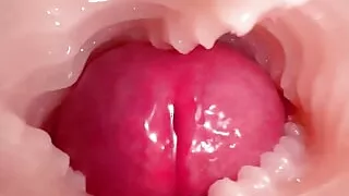 Camera in pussy with creampie creampie