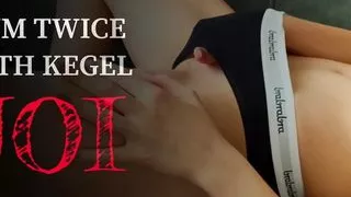 Cum Twice Challenge Ft. Kegel Exercises Joi