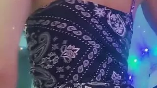 Undressing and Touching Myself