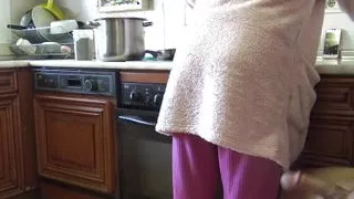 Mature Aunty Drinks Her Horny Stepsons Cum After Masturbating