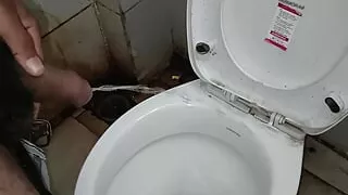 I was urinating very hard.