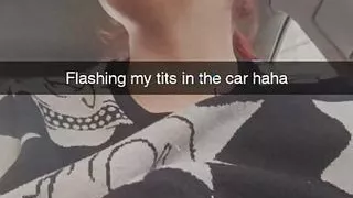 Snapchat hoe public Car masturbation