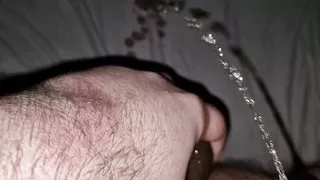 Big Dildo creampie and piss