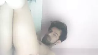 Hot dad masturbating hard