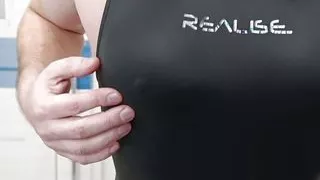 Black one piece swimsuit Speedo hydrasuit