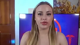 Small Tits Blonde Anna Claire Clouds Smashed Hard After BJ