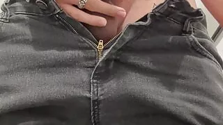 Bathroom Shopping Cum Masturbate