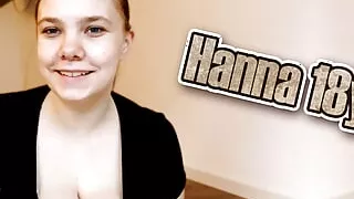 18yo Teen with Big Tits first ever Video! Introduction!