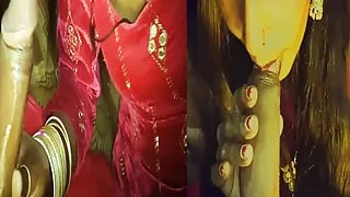 Desi Indian bhabhi sucks in her room to her brother-in-law