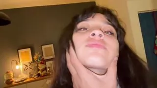 My girlfriend loves getting fucked hard in the kitchen