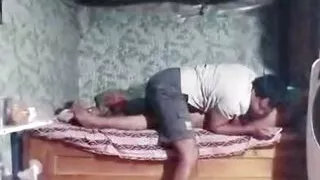 Desi Village Couple Reality House Wife Husband Fucking Show Saggy Tights Pressing Sucking