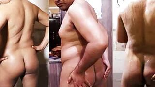 Desi nude boy showing off her sexy spicy ass