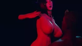 Beauty chick at bar -  3D Hentai 236