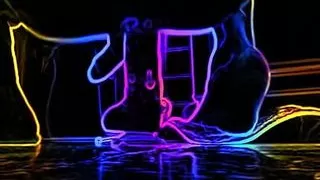 PrinceSleaze rides Dildo in a Cartoon Trip Filter. Catch the Creamy Drip in a wild Universe