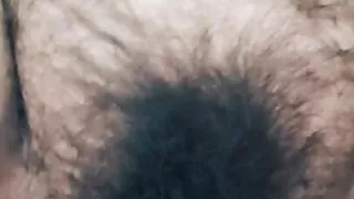 Close up hairy pussy of mom