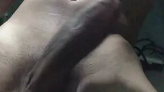 big cock worship solo video with lots of handjob and milk