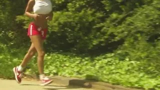 Marie Gets Into a Doggy Style Position and Seduces a Black Guy with Her Pussy