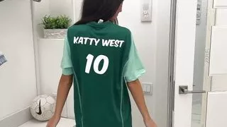 An Agent Offers a Cute Girl to Become a Football Player