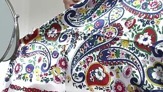 5 Beautiful New Satin Scarves Demonstration Worn as a Headscarf