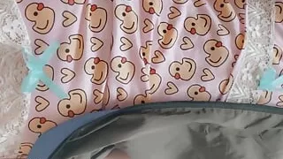 Petite Babe Girl Self-pleasure While Camping - Pulsing Orgasm Cute Puss Under Short