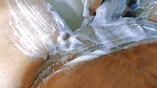 Bathroom video single life partner with looking sex video.