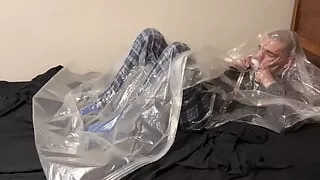 Mar 16 2024 - BreathVac in my blue PJ pants and my hoodie, regular clothes, just some fun