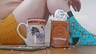 Tea Time For Desperate College Boy