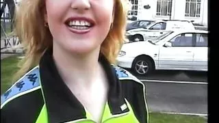 Blond whore enjoying hard dick