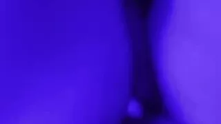 Kitty cums in blue 2