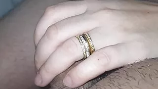 Best cheater handjob step son dick in bed