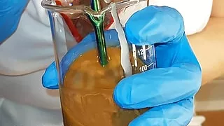 CFNM Nurse Part 5: Slut Wife Swallows Sperm Sample (milking Time)