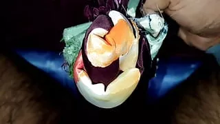 Satin silk handjob porn - Dick head rub satin suit of bhabhi (122)