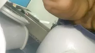 I catch my stepmom in the bathroom