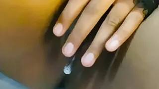 Desi Indian hairy pussy cum